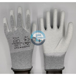 copy of ESD Dissipative Nylon Light Gloves fingers and palm PU coated / whitecopy of ESD Dissipative Nylon Light Gloves fingers 