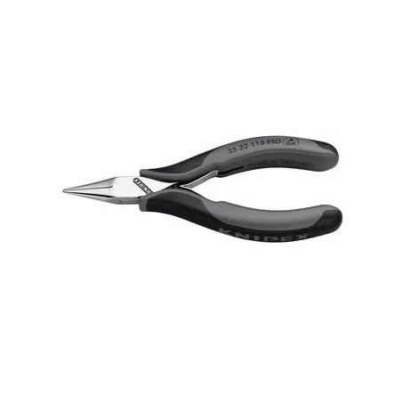 Pinces ESD Knipex 35 22 115 – mâchoires demi-rondes poli miroir 70 g