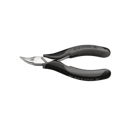 Pinces ESD Knipex 35 42 115 – becs demi-ronds 45° 115 mm