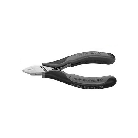 ESD Knipex Cutting Pliers 77 52 115 – Pointed Head Small Bevel Mirror Polished 65g