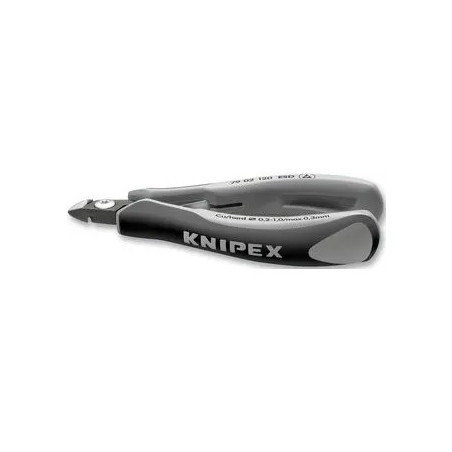 Pinces coupantes ESD Knipex 79 02 120 – mini tête ronde bruni poli 57 g