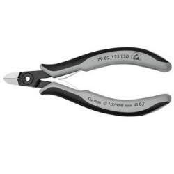 ESD- Knipex -Schneidezange 79 02 125 – Rundkopf,...