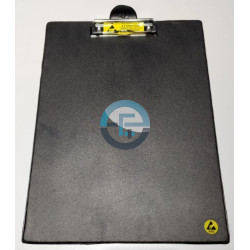 Tablette presse-papiers ESD PU clip chromé A4 attache...