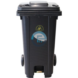 ESD Conductive PP Waste Container 120/240L Galvanised...