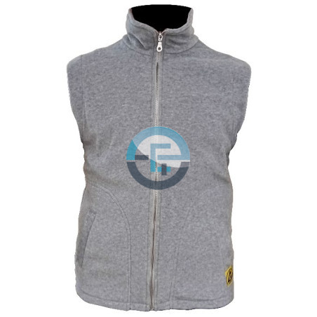 Gilet polaire ESD sans manches 97% polyester 3% fibre carbone – Eurostat