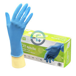 Blaue Einweg-Nitrilhandschuhe 2