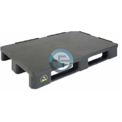 Palette ESD hygiénique 3 semelles rackable convoyeur...
