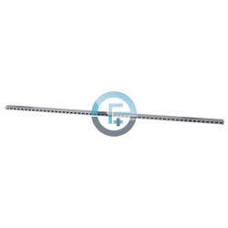 Pilier perforé ESD 50×25 mm × 1740 mm pour postes de...