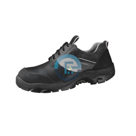 Schwarze ESD Anatom Halbschuhe – S3 Sicherheitsschuhe ABEBA