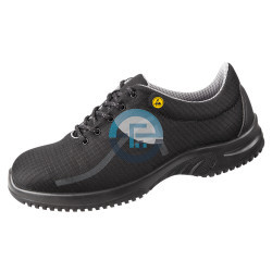 Schwarze ESD UNI 6 Halbschuhe – O2 Arbeitsschuhe ABEBA