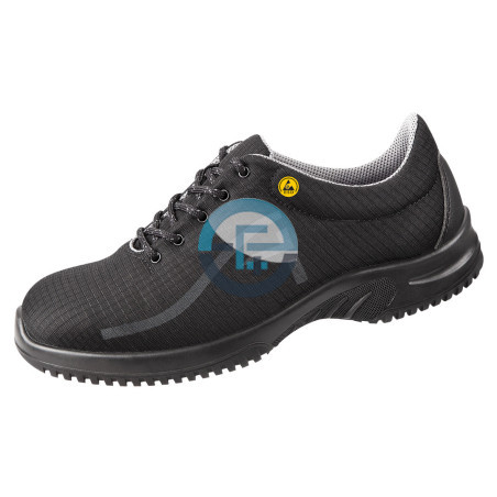 Black ESD UNI 6 Low Shoes – O2 Occupational Shoes ABEBA