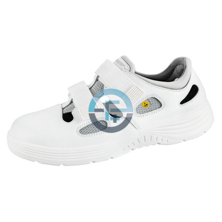 Sandales blanches ESD de sécurité x-light – Sandales S1 avec embout acier ABEBA