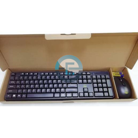 ESD-Funk-QWERTY-Tastatur und -Maus, 2,4 GHz, 10 m Reichweite, 10⁹–10¹⁰ Ω – Eurostat