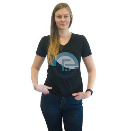 T-shirt ESD col V femme - Eurostat