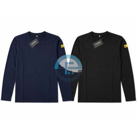 T-shirt ESD col rond manches longues - Eurostat