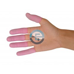 Pink Latex Finger Cots