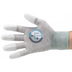 Gants Nylon dissipateurs doigts enduits PU / gris